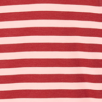 Women's Shoreline Long Sleeve Polo Ecru/Carissa Red Stripe